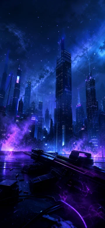 瓦罗兰特霓虹战术手机壁纸