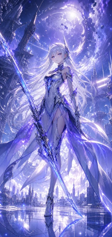 崩坏角色风科幻少女手机壁纸
