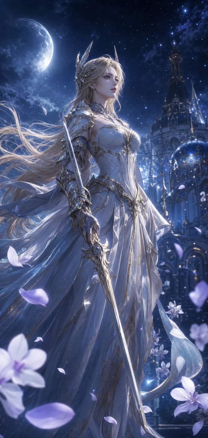 幽兰黛尔月辉女武神手机壁纸