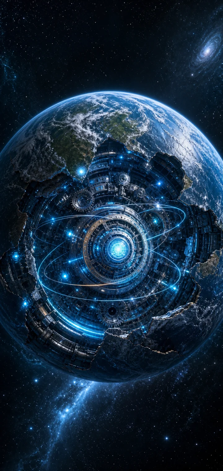 地球引擎未来科技手机壁纸