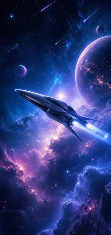 星际航行梦幻宇宙手机壁纸