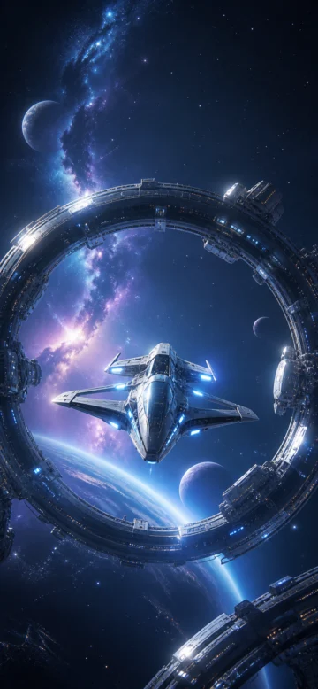未来航天星际探索手机壁纸