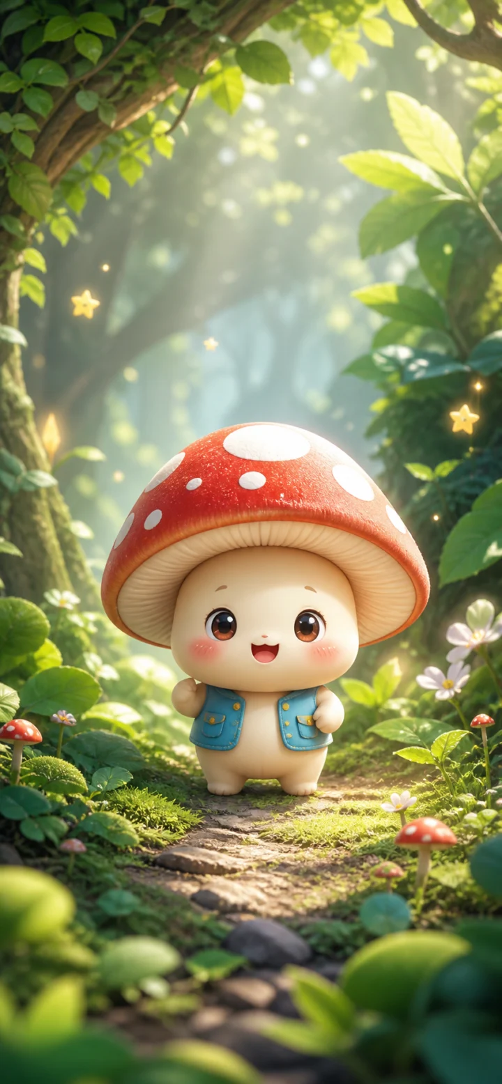 奇诺比奥梦幻森林手机壁纸