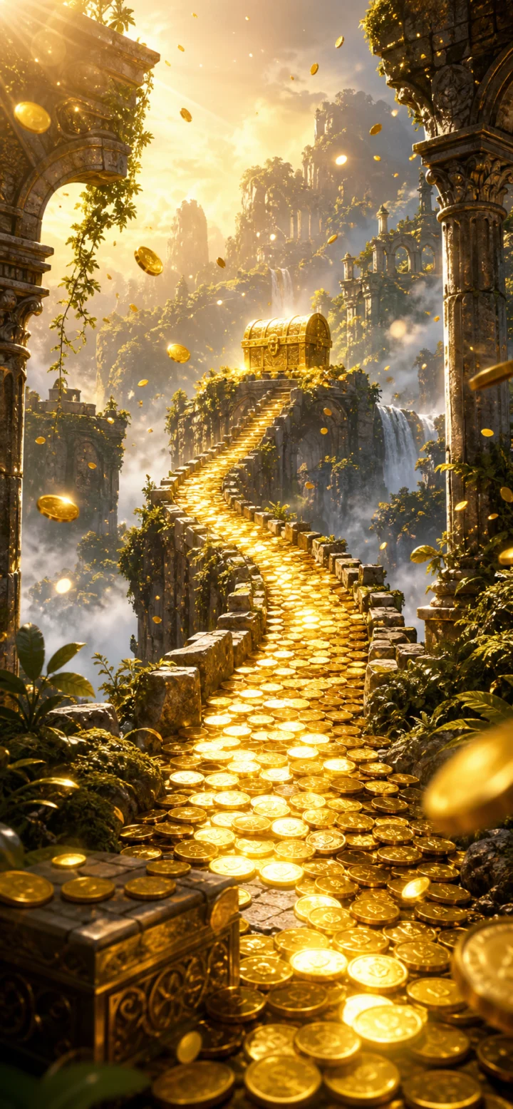 金币冒险奇幻手机壁纸