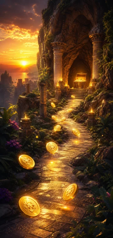 金币冒险奇幻宝藏手机壁纸