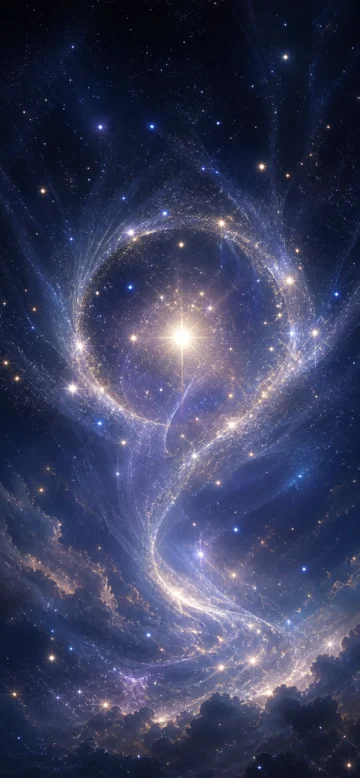 星星力量梦幻夜空手机壁纸