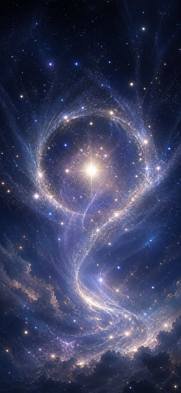 星星力量梦幻夜空手机壁纸