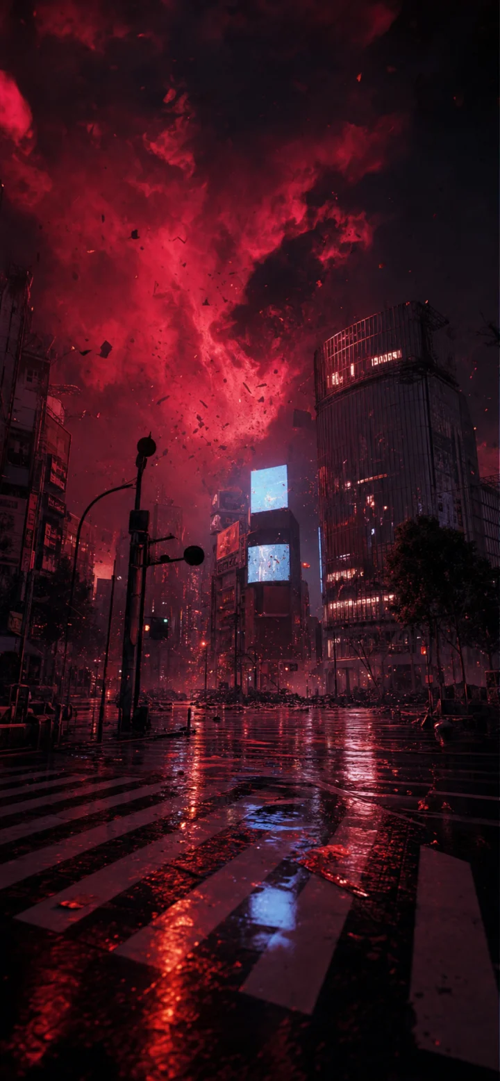 涩谷事变暗夜霓虹手机壁纸