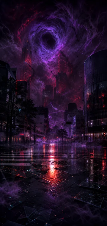涩谷事变暗夜都市手机壁纸
