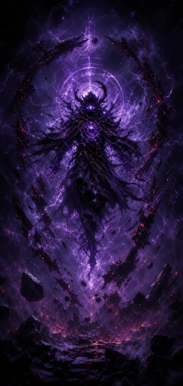 特级咒灵暗紫结界手机壁纸