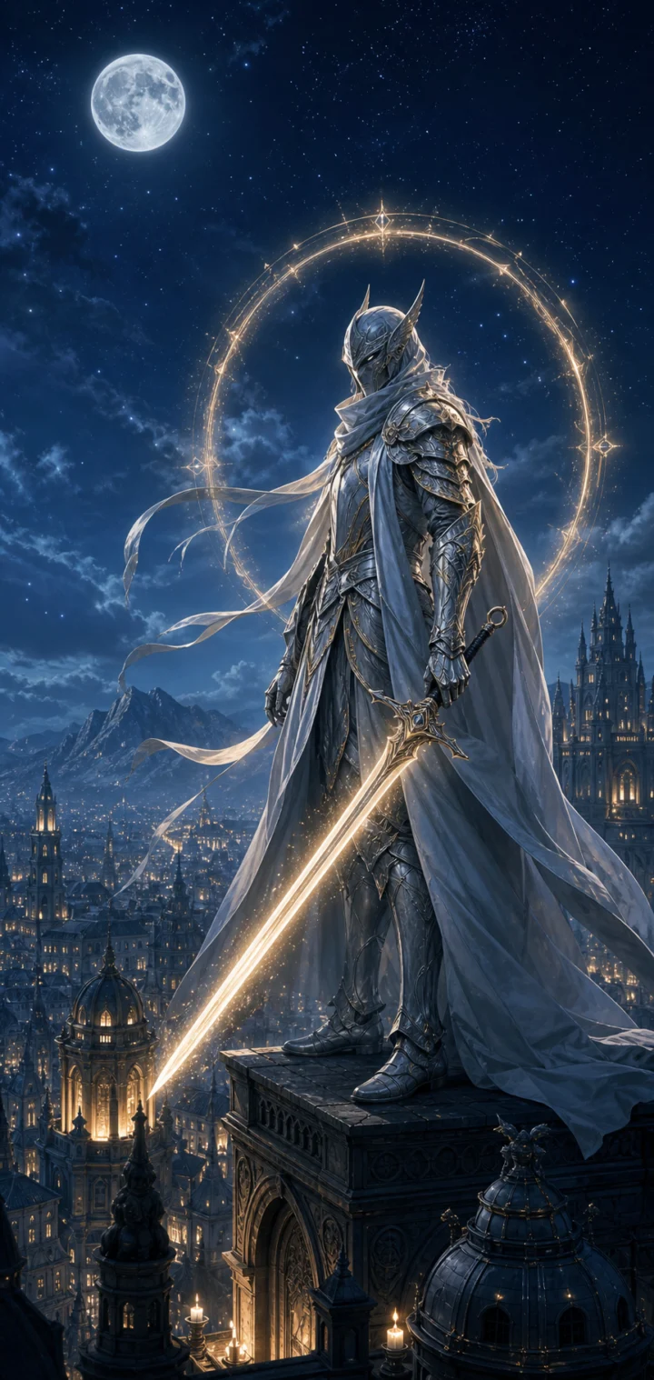 星夜守护者手机壁纸
