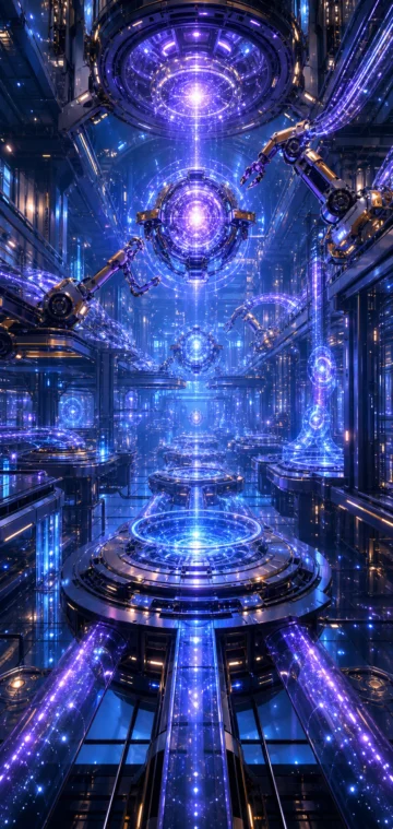 量子工厂未来手机壁纸