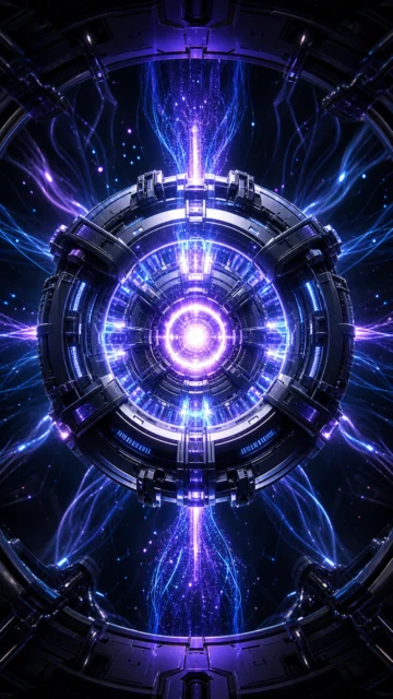 能量引擎科幻手机壁纸