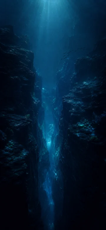 深海裂隙手机壁纸
