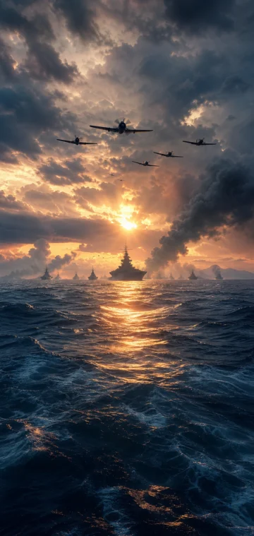 太平洋之战史诗海战手机壁纸
