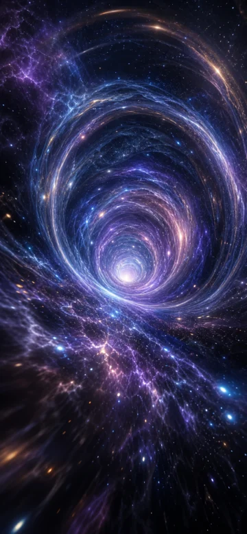虫洞隧道宇宙手机壁纸