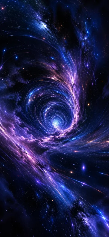 虫洞隧道宇宙光轨手机壁纸
