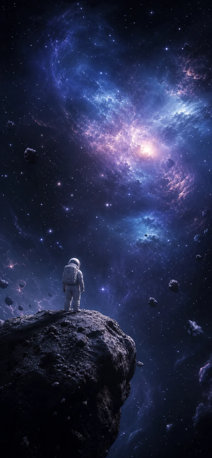 宇宙孤旅手机壁纸
