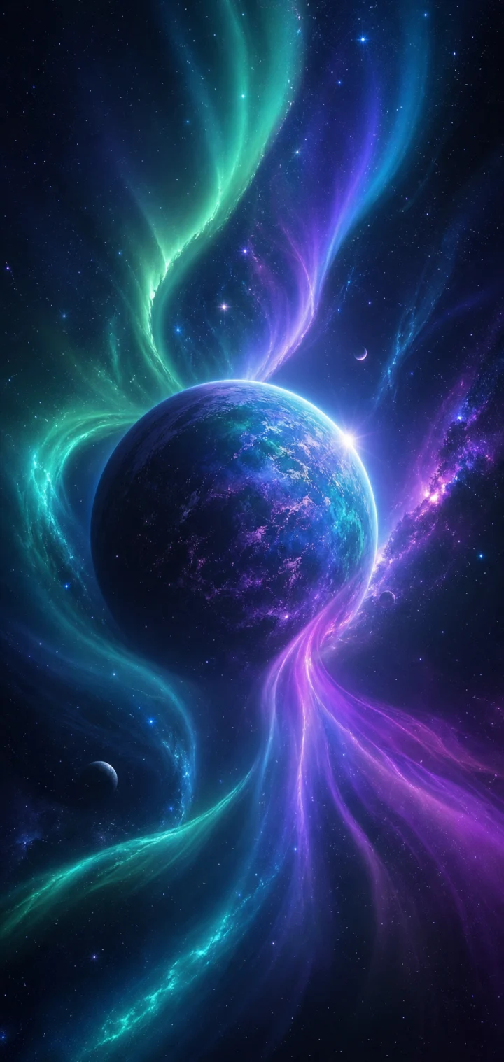 极光星球梦幻手机壁纸