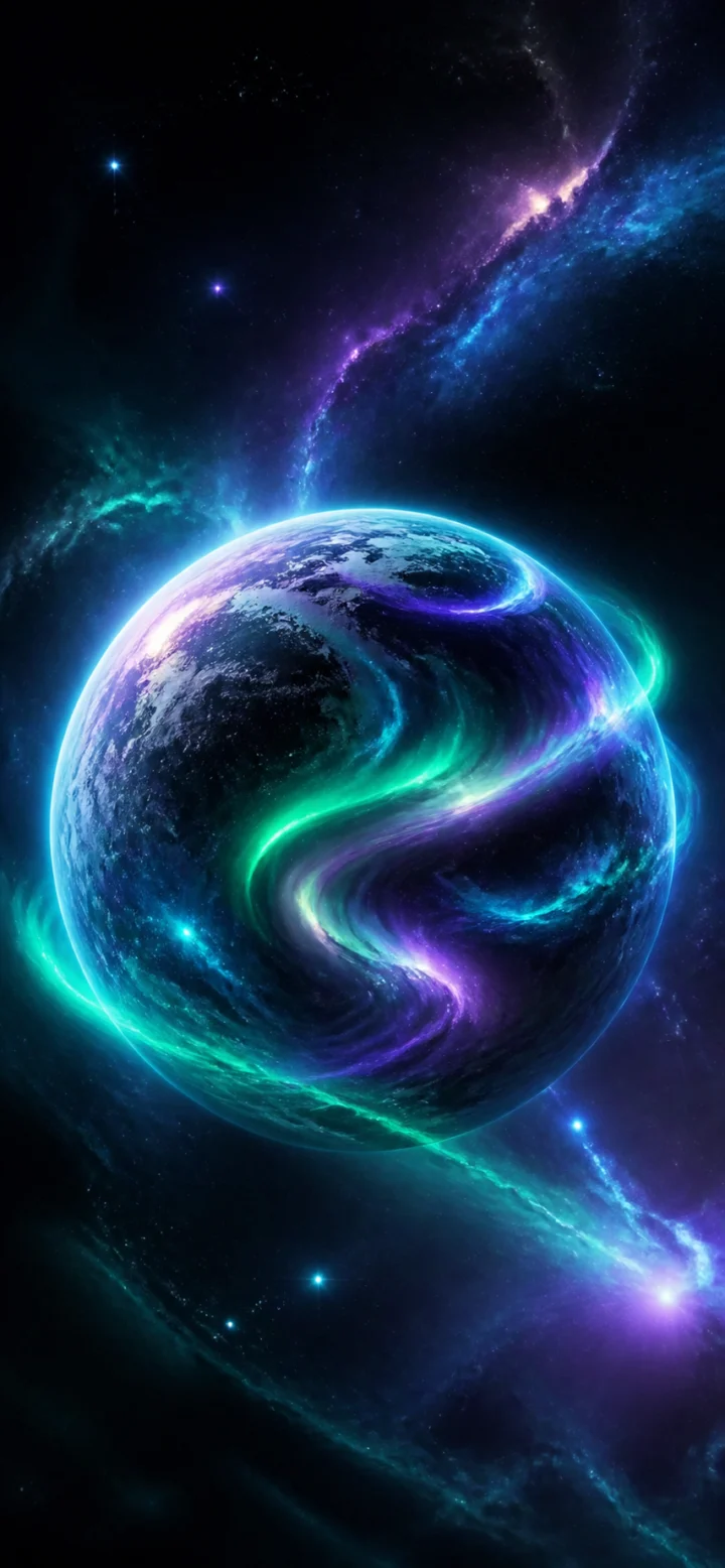 极光星球梦幻手机壁纸