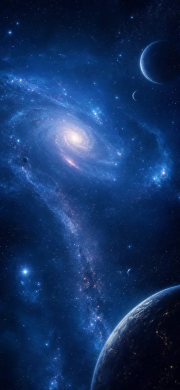 深蓝星际手机壁纸