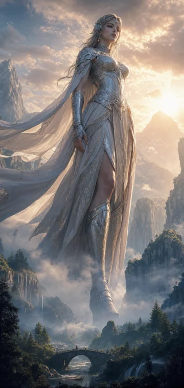 云端女巨人史诗手机壁纸