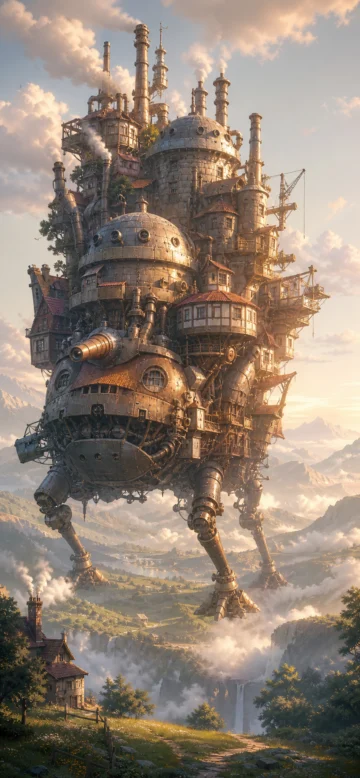 移动城堡奇幻手机壁纸