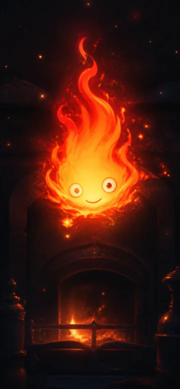 卡西法魔法火焰手机壁纸