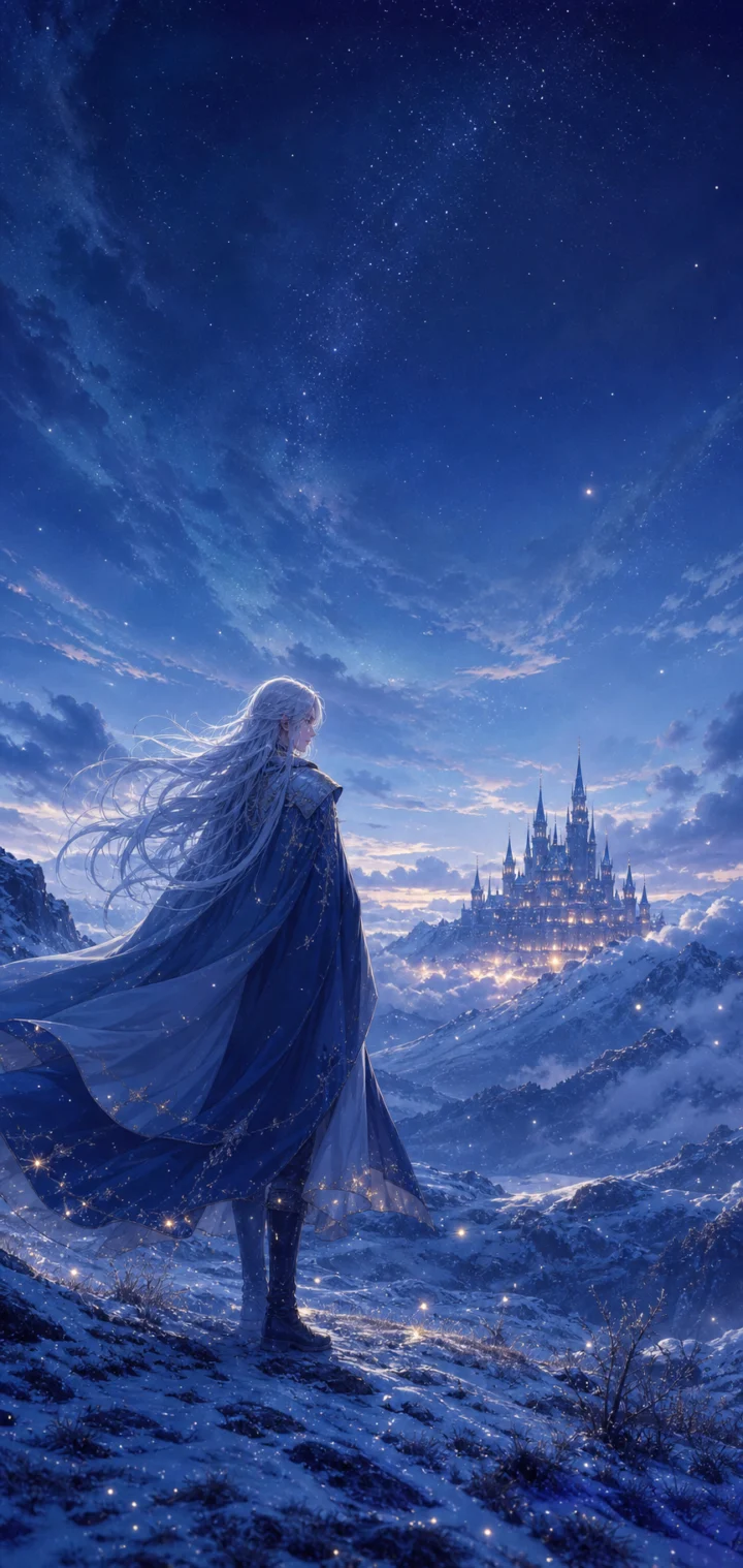 哈尔暮光雪原手机壁纸