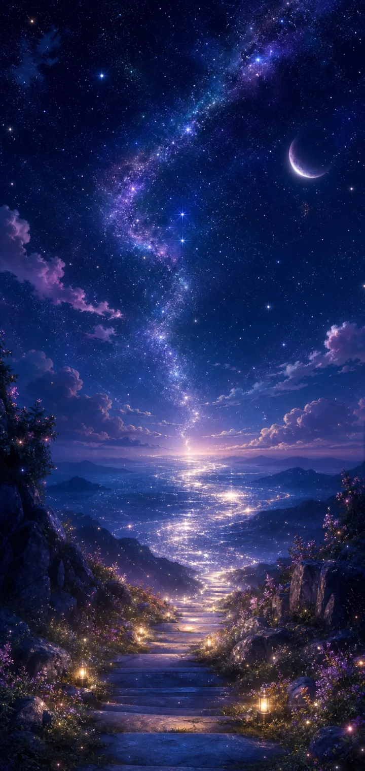 星空漫步手机壁纸
