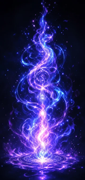 魔法火焰手机壁纸