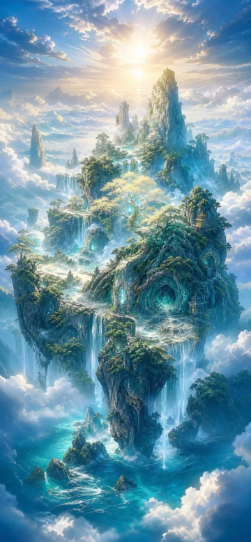 聚窟洲仙境手机壁纸
