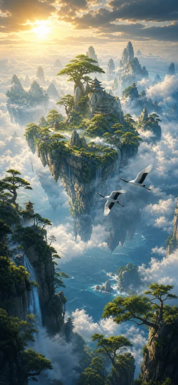 聚窟洲仙境手机壁纸
