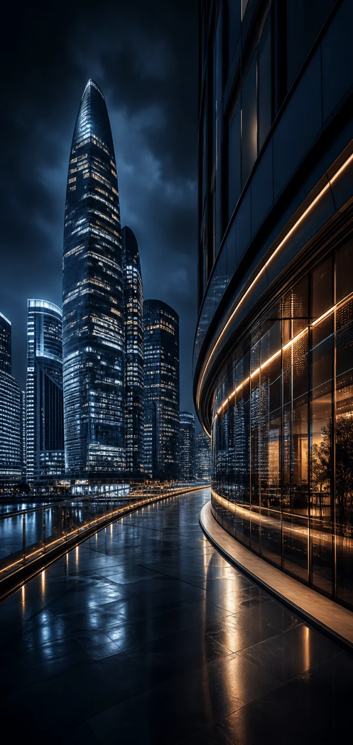 都会风尚霓虹夜景手机壁纸