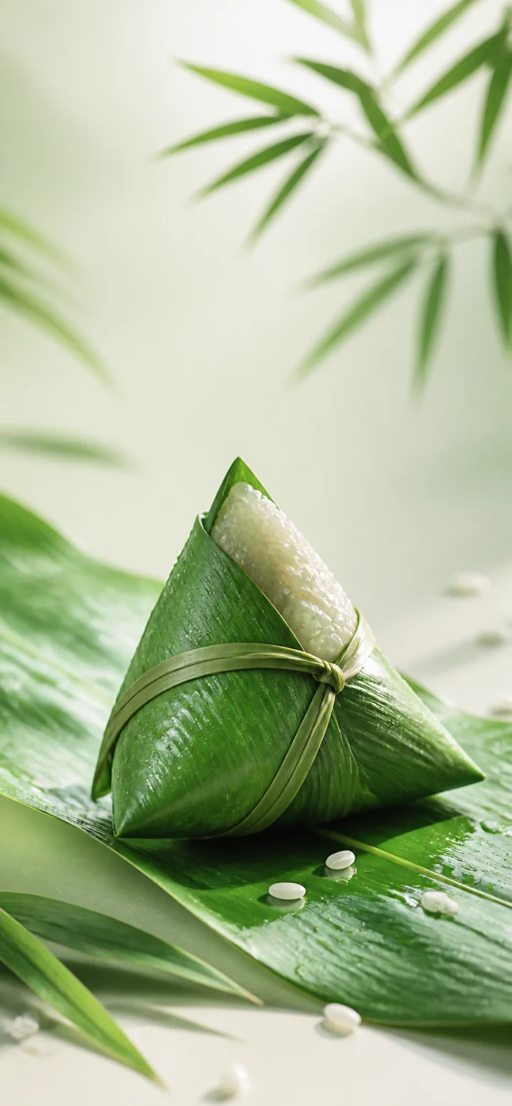 清新糯米粽端午手机壁纸